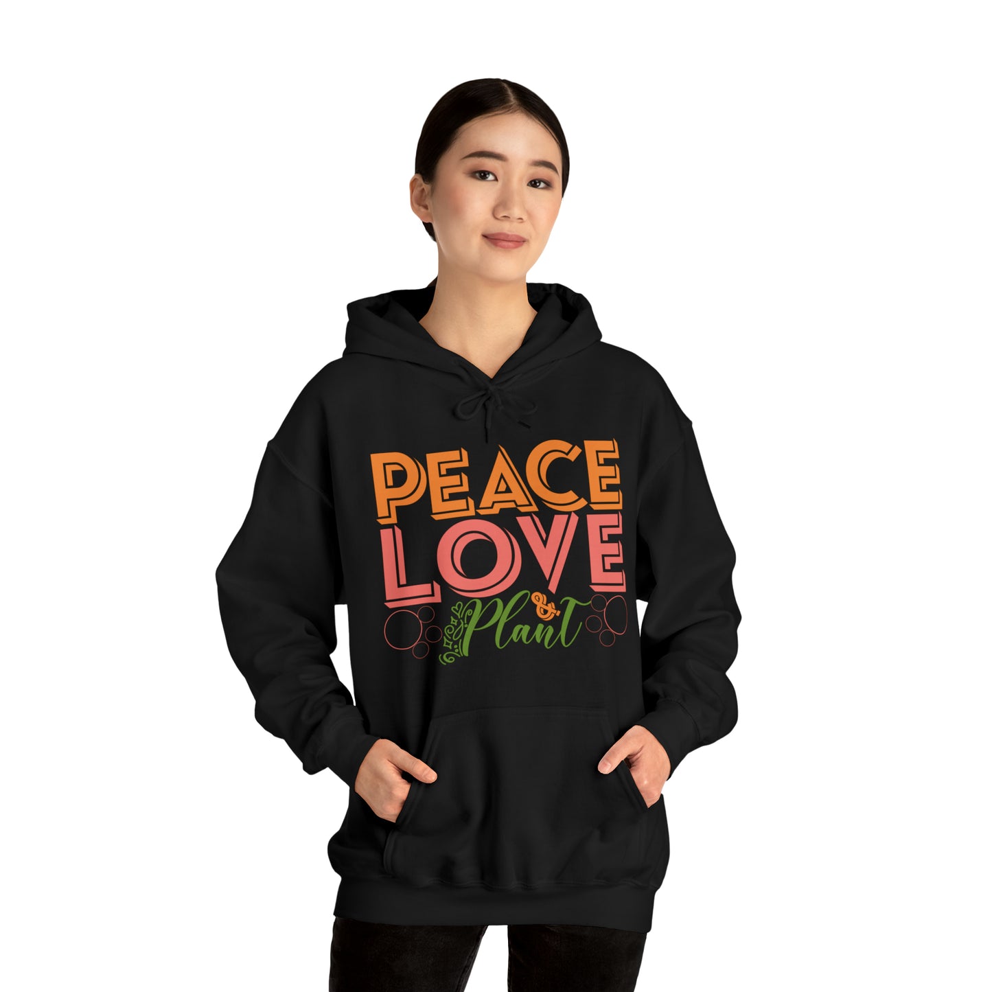 Peace Love Plant Heavy Blend™ Hooded Sweatshirt