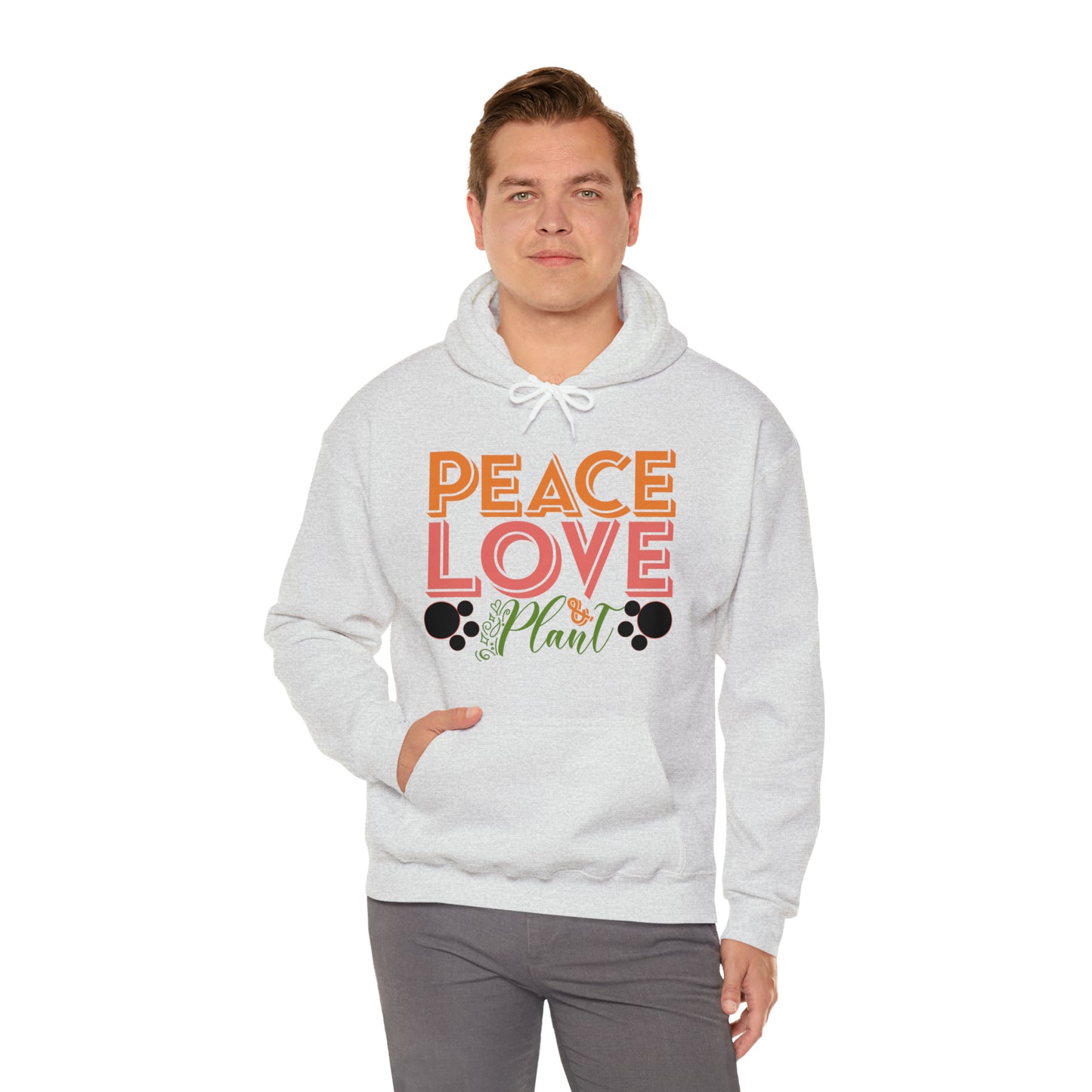 Peace Love Plant Heavy Blend™ Hooded Sweatshirt