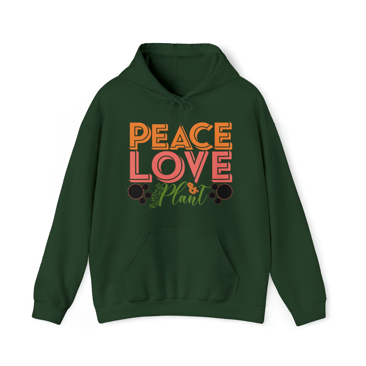 Peace Love Plant Heavy Blend™ Hooded Sweatshirt