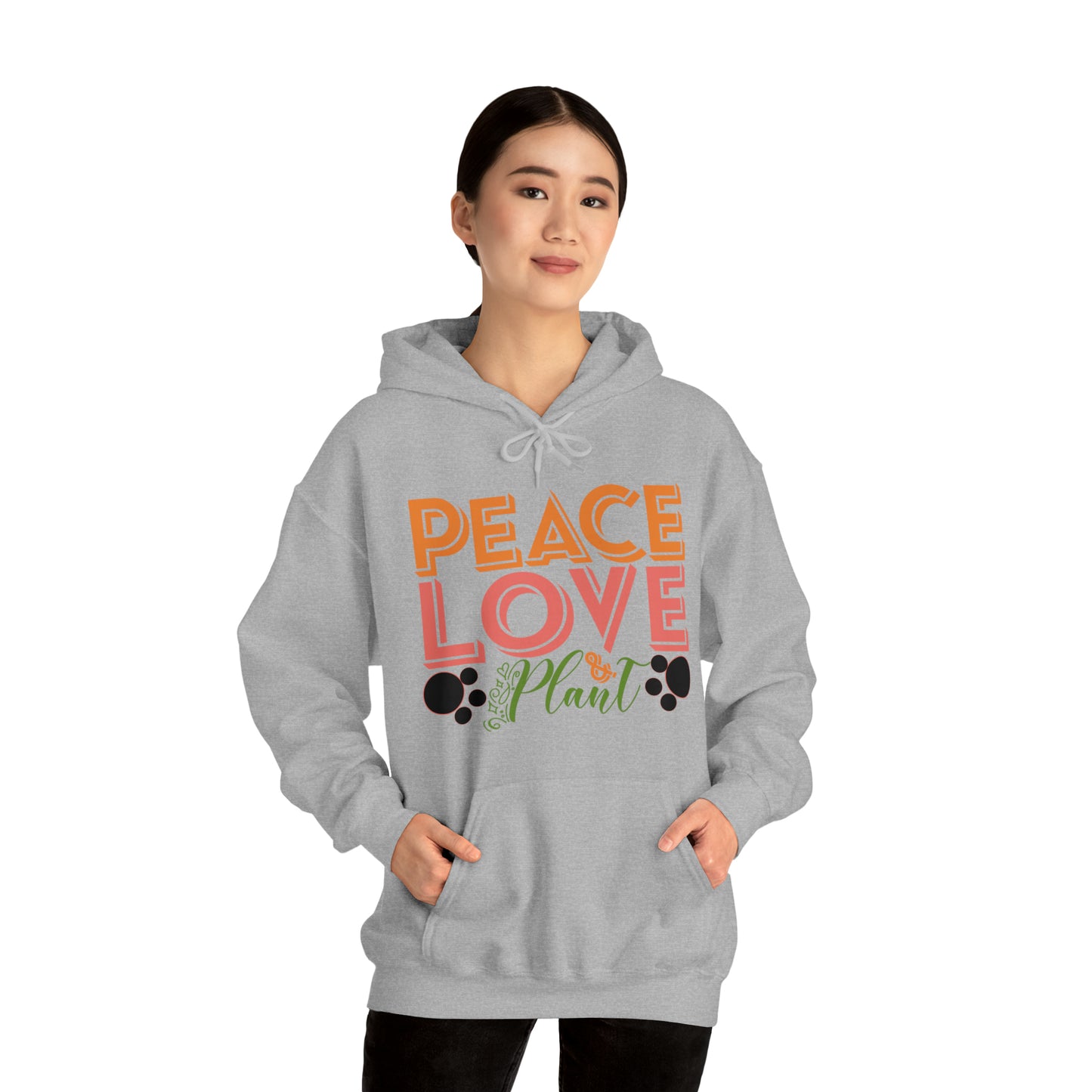 Peace Love Plant Heavy Blend™ Hooded Sweatshirt