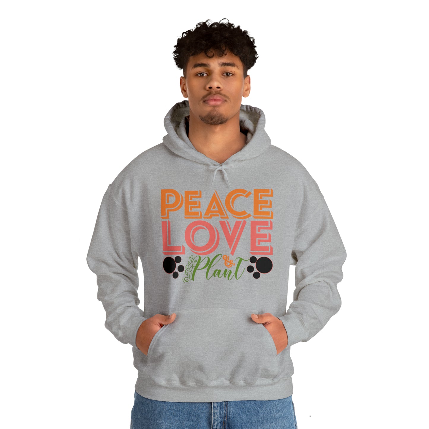 Peace Love Plant Heavy Blend™ Hooded Sweatshirt