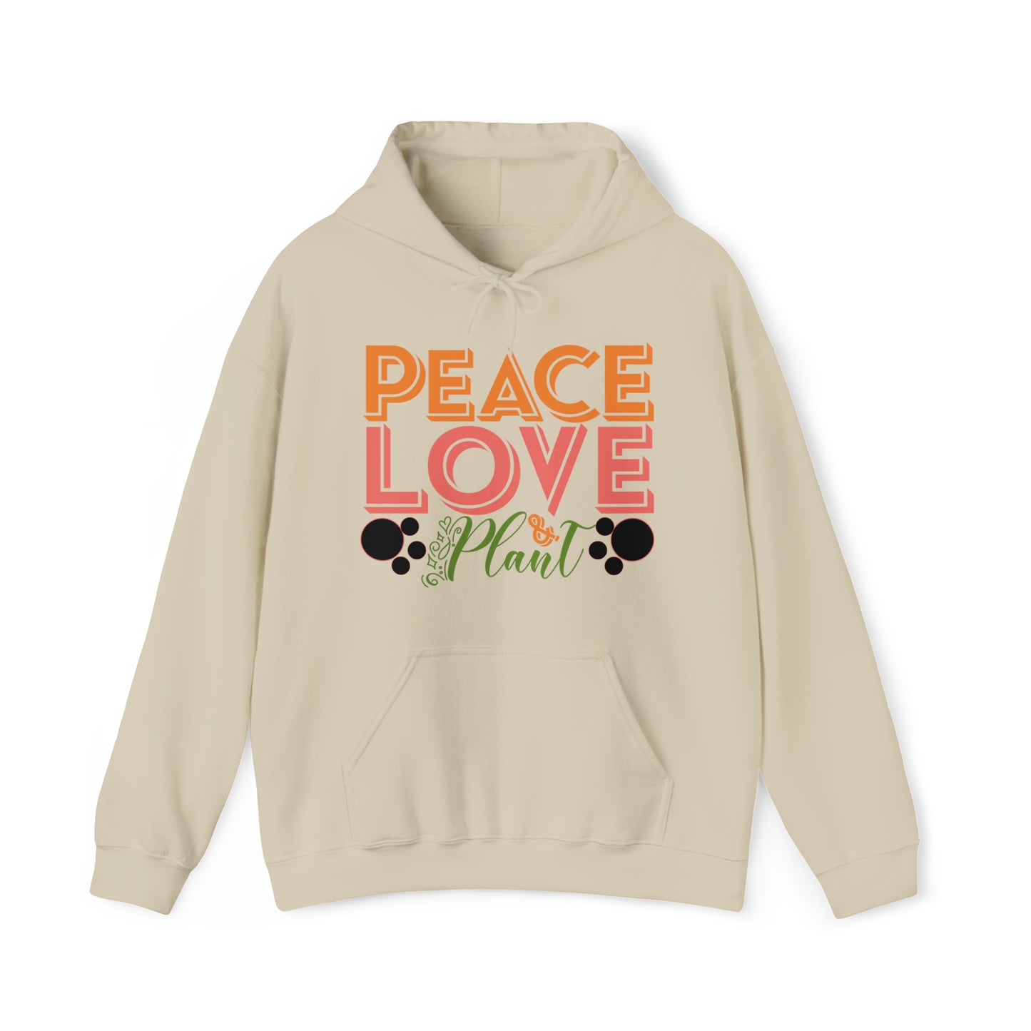 Peace Love Plant Heavy Blend™ Hooded Sweatshirt