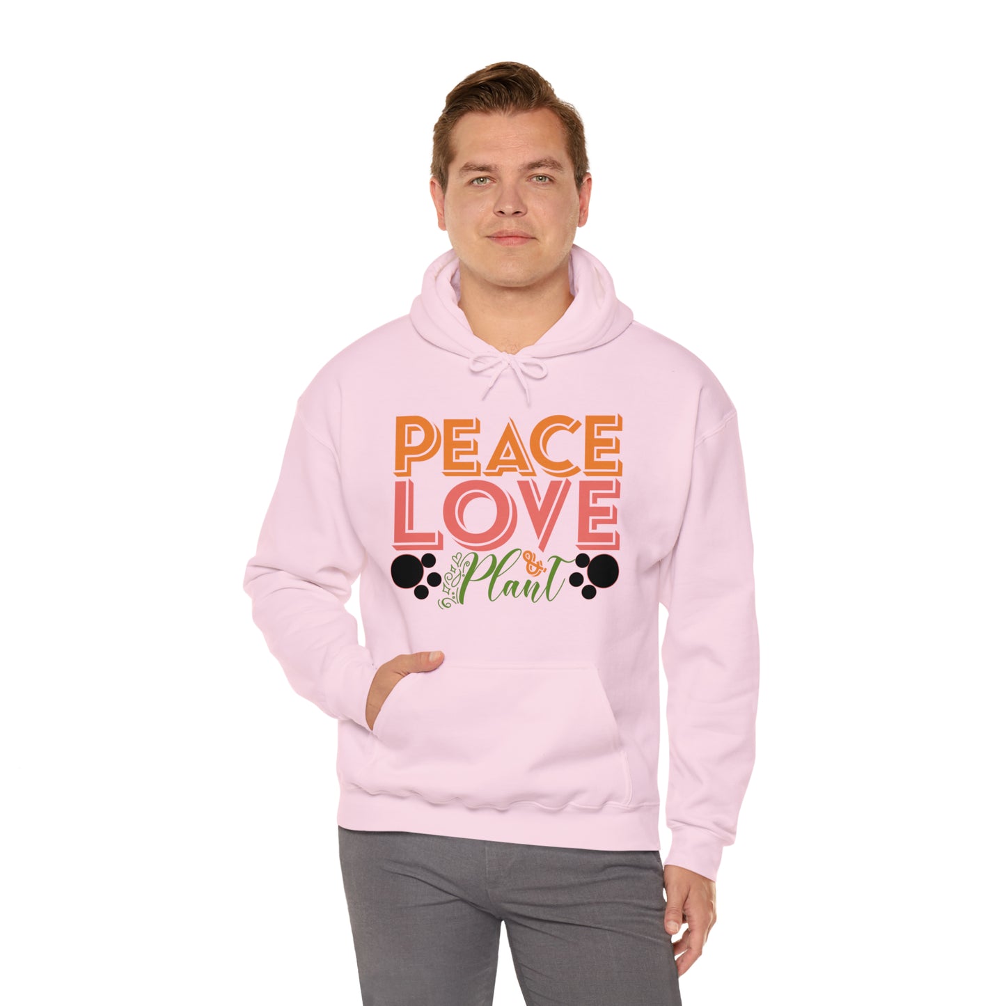 Peace Love Plant Heavy Blend™ Hooded Sweatshirt