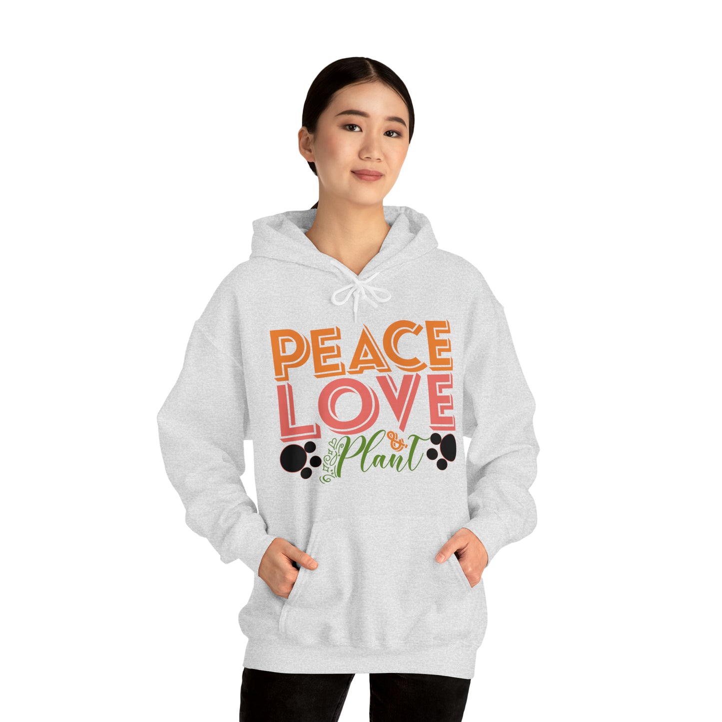 Peace Love Plant Heavy Blend™ Hooded Sweatshirt