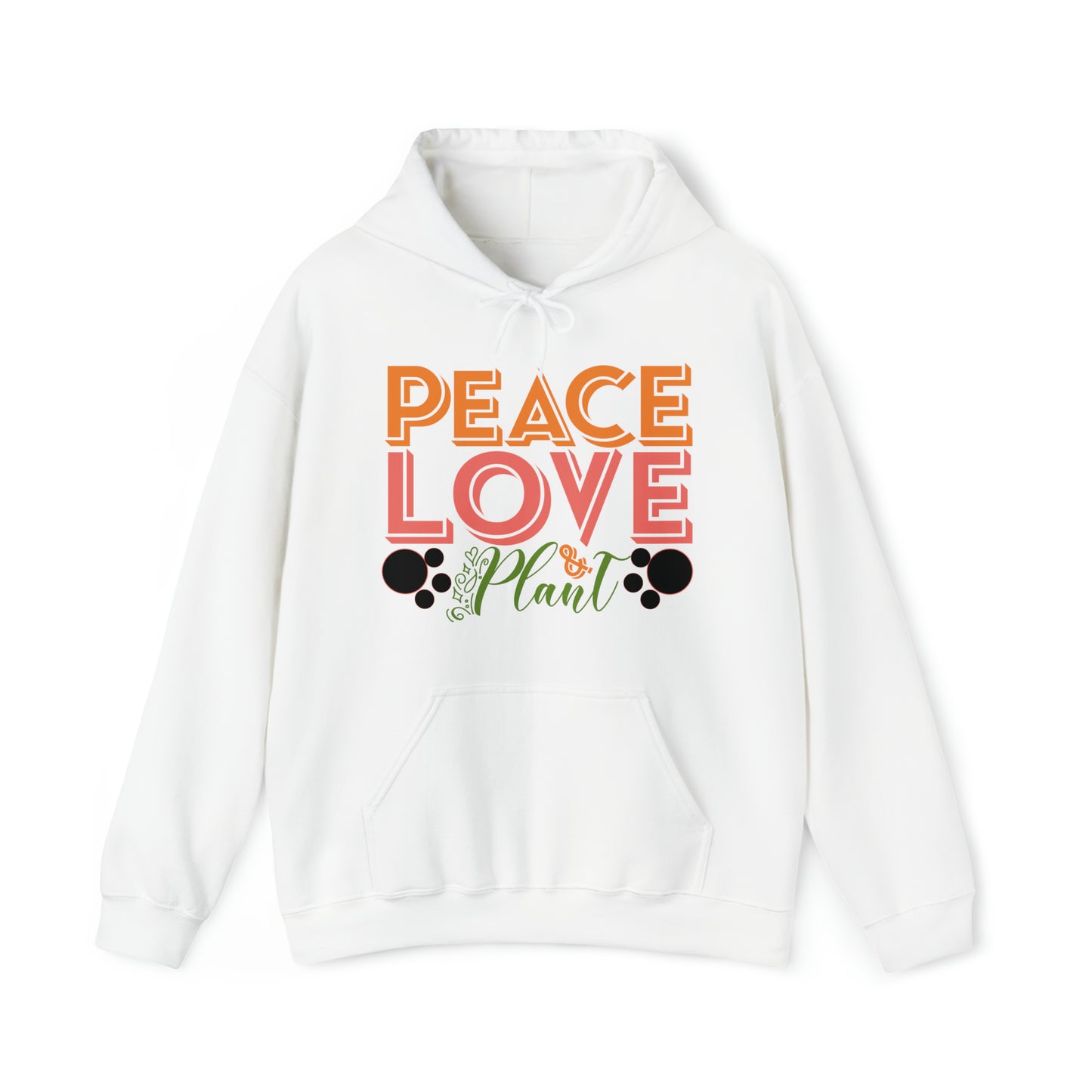 Peace Love Plant Heavy Blend™ Hooded Sweatshirt