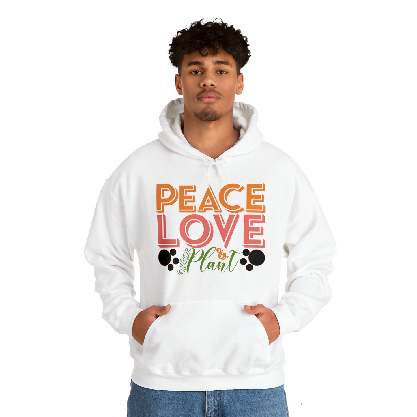 Peace Love Plant Heavy Blend™ Hooded Sweatshirt