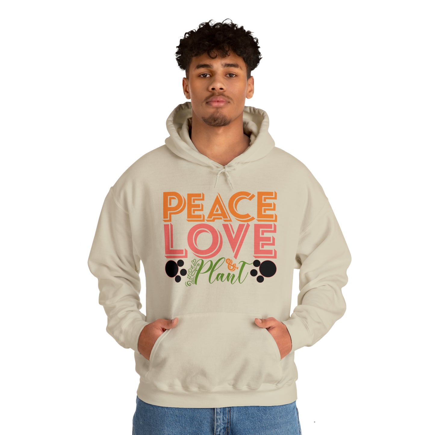 Peace Love Plant Heavy Blend™ Hooded Sweatshirt