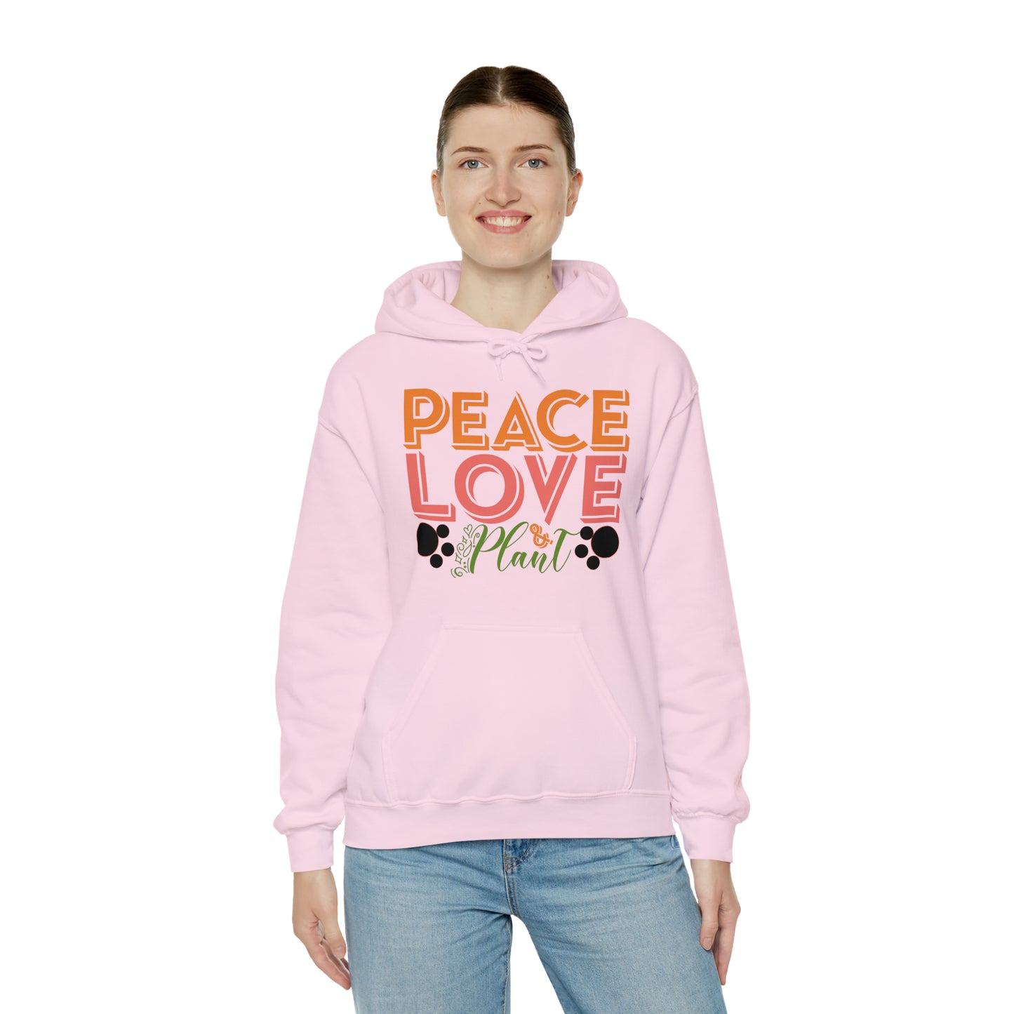 Peace Love Plant Heavy Blend™ Hooded Sweatshirt