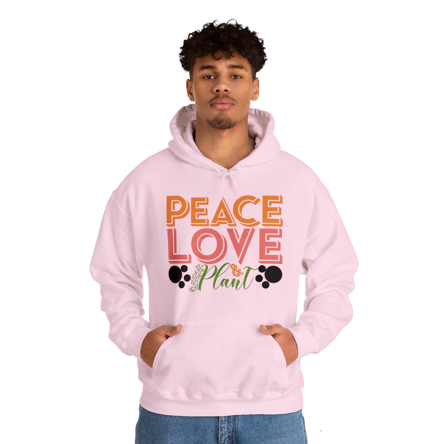 Peace Love Plant Heavy Blend™ Hooded Sweatshirt