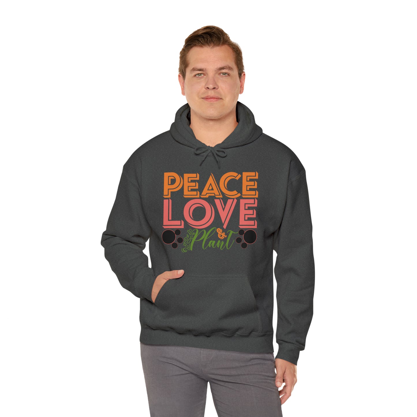 Peace Love Plant Heavy Blend™ Hooded Sweatshirt