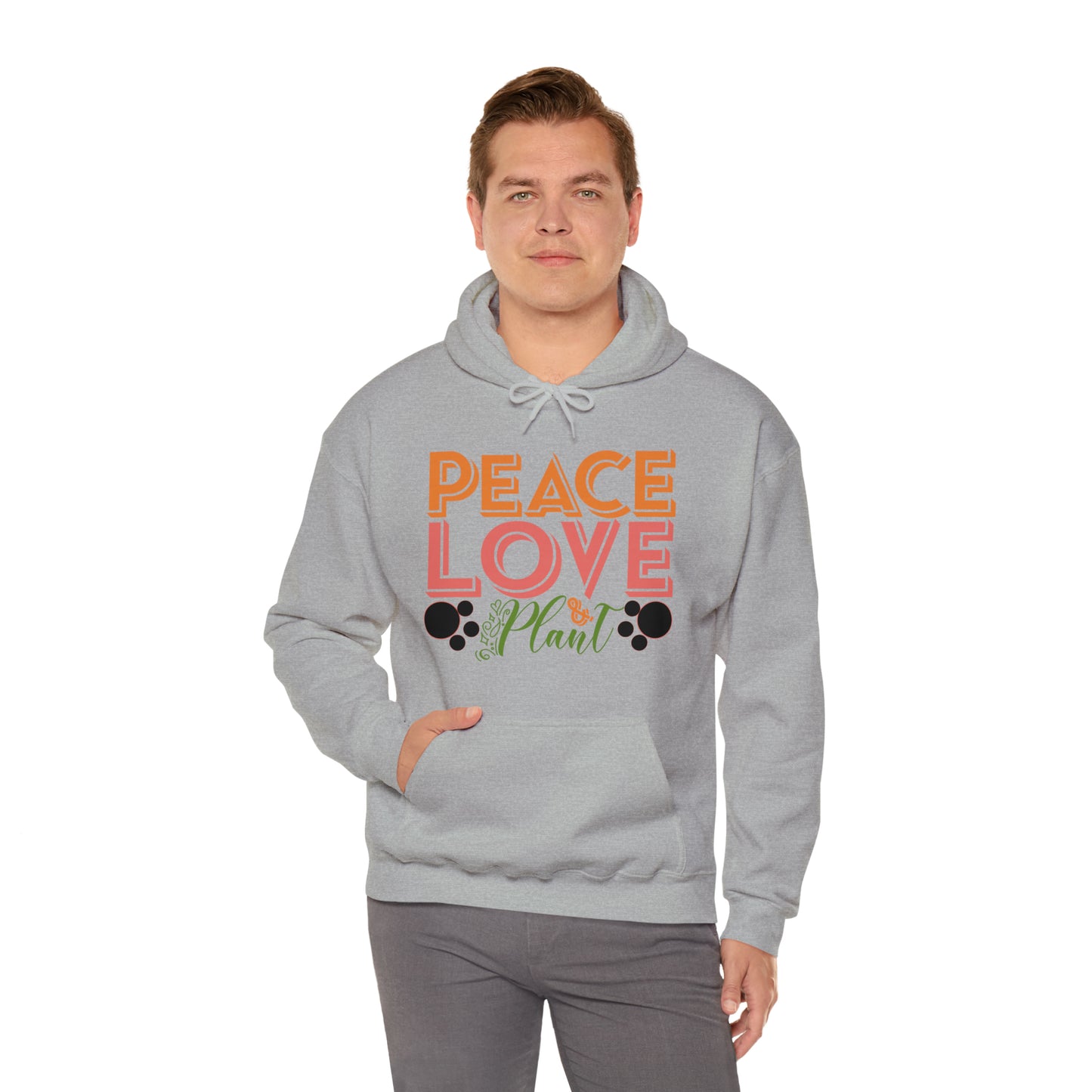 Peace Love Plant Heavy Blend™ Hooded Sweatshirt